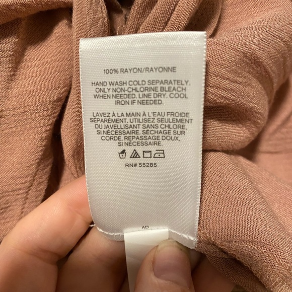 Express brand off the shoulder top. Size M. Dusty rose color. - Picture 4 of 6